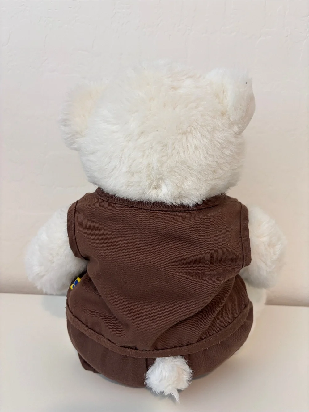 Build-A-Bear 15” bear with Girl Scout Uniform.